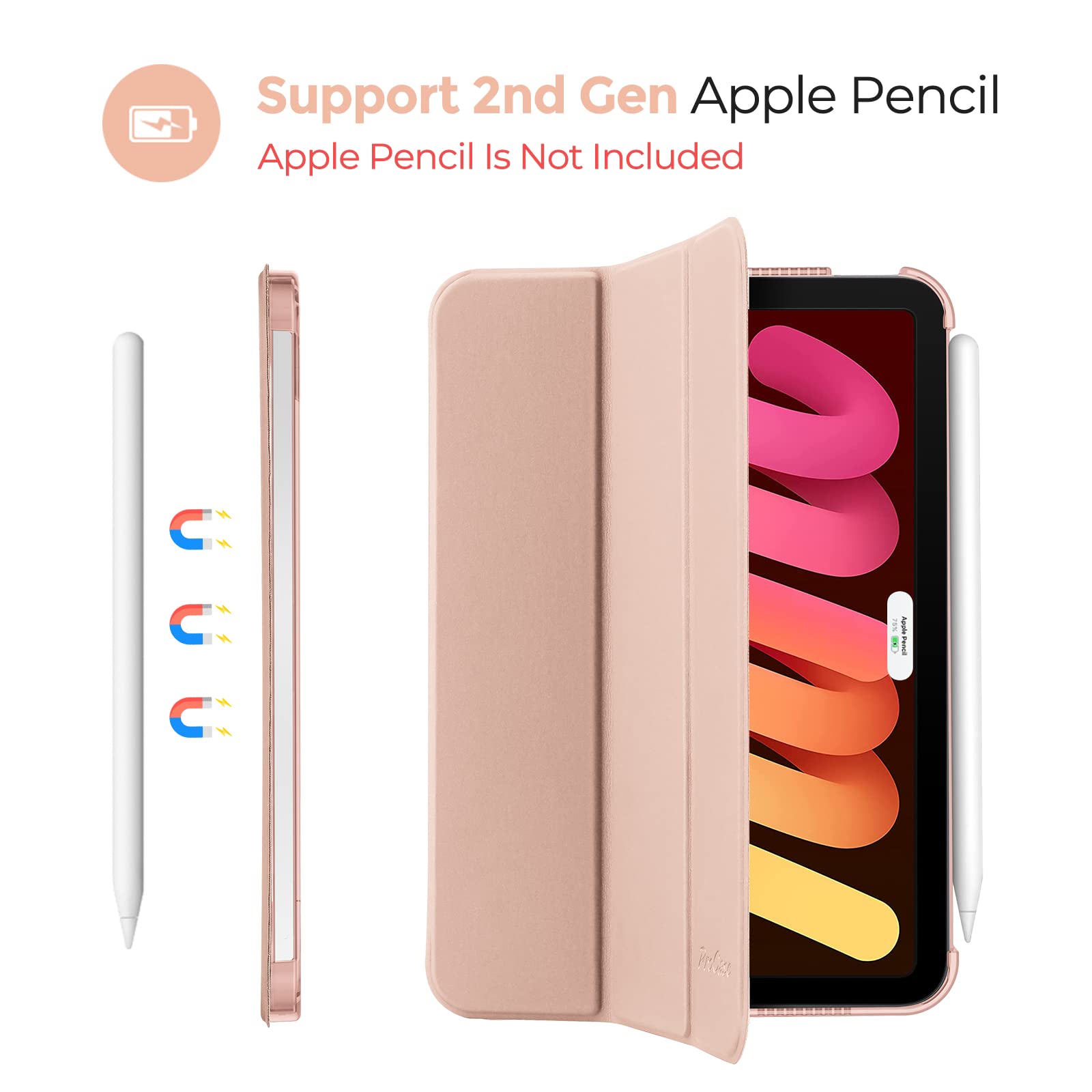 Amazon.co.jp: ProCase iPad Mini A17 Pro 第7世代 2024 Mini6 ケース